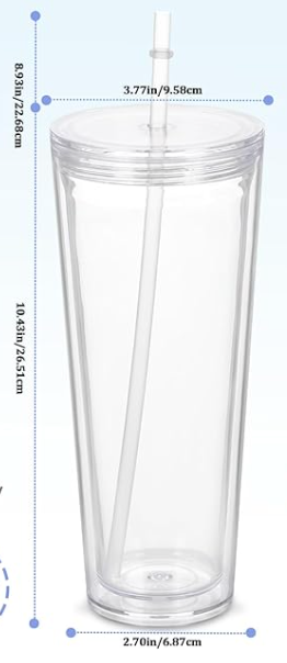 24oz. Snowglobe Cup
