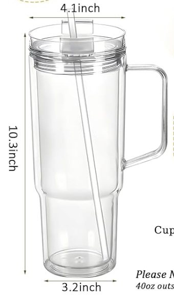 40oz. Snowglobe Cup