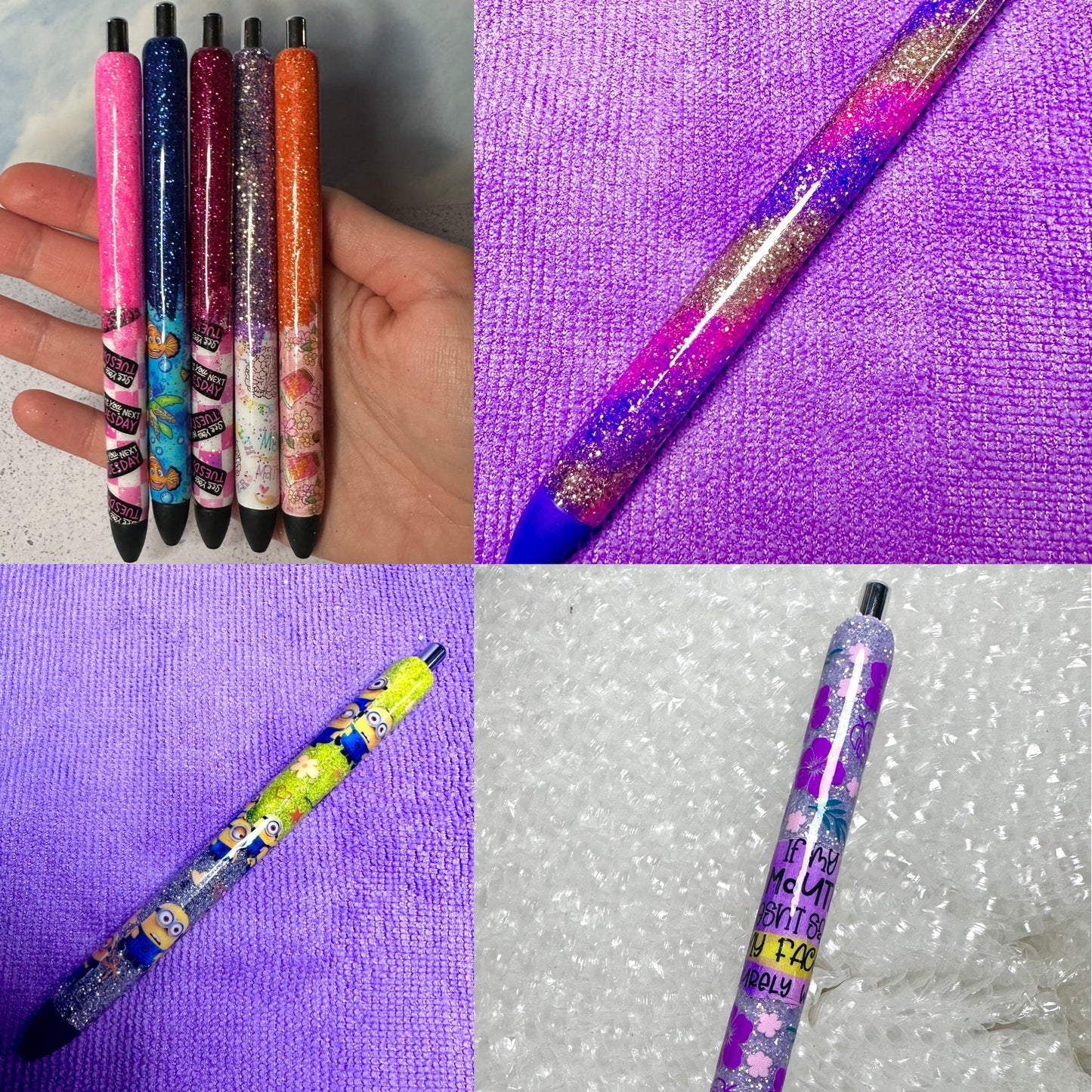 Custom Glitter Pen