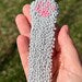 Punch Needle Paw Bookmark